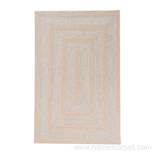 home living room braided wollen wool rug